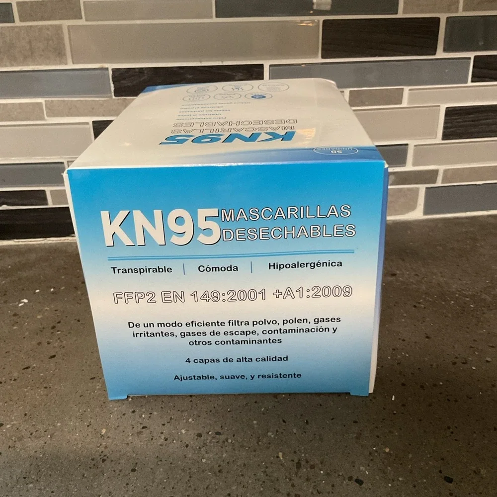 Lyka Distribution 50 Pack‎ KN95 Face Masks 5 Layer Protection - Filtration 95%